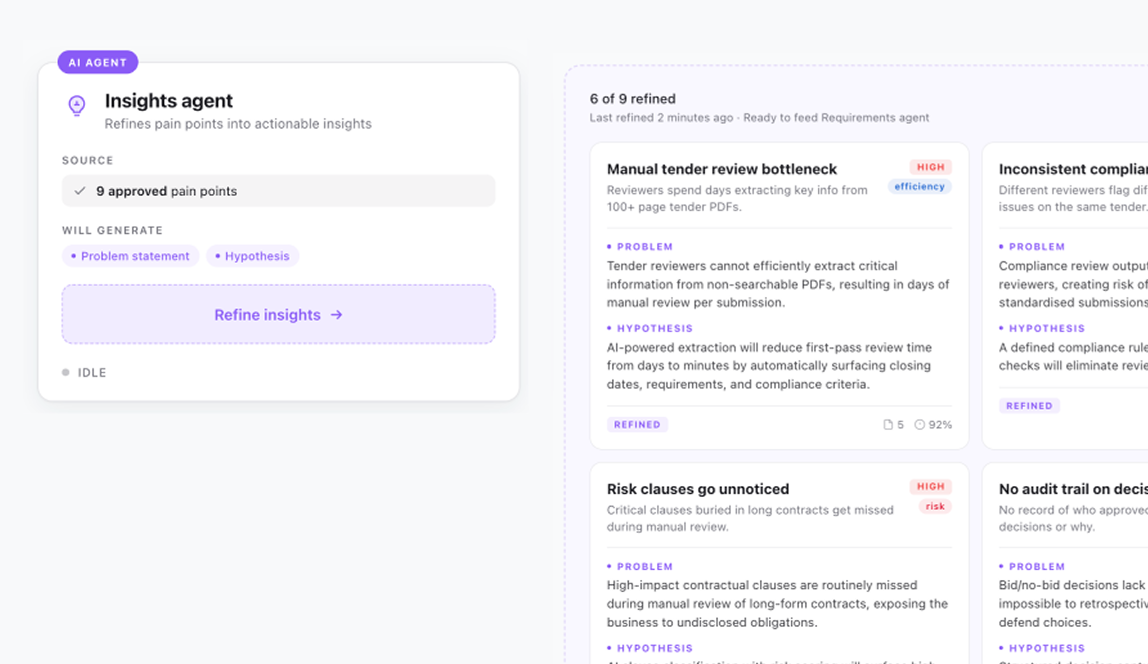 User story generation stage